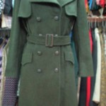 Loden, un manteau long de couleur verte