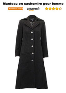 Manteau long femme en cachemire